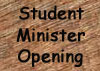 Student Minister Job Description